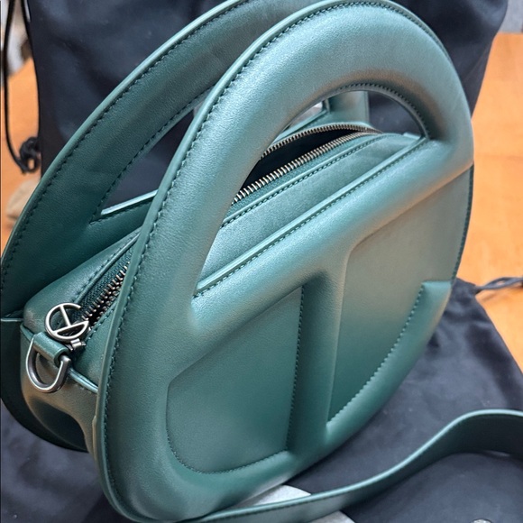 Telfar Dark Green Circle Crossbody Bag - Picture 5 of 5